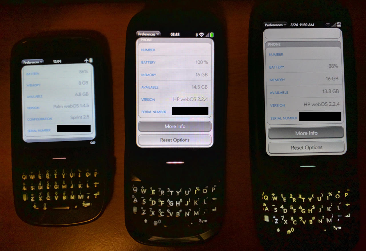 "WebOS Devices open"