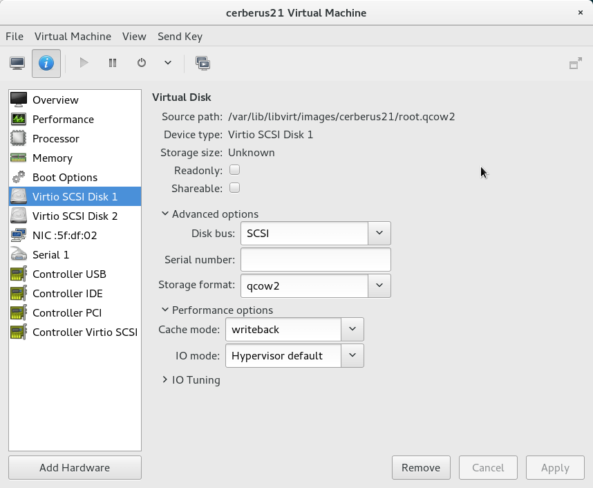 "Disk Bus assignment"